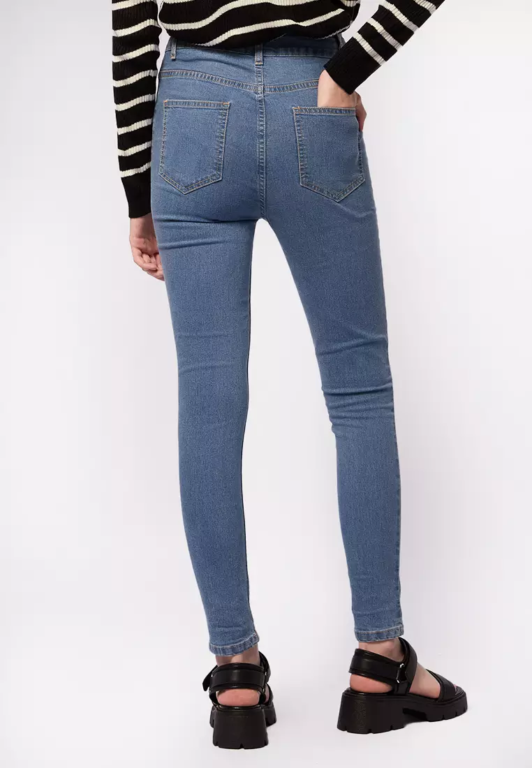 Slim Fit Denim Pants