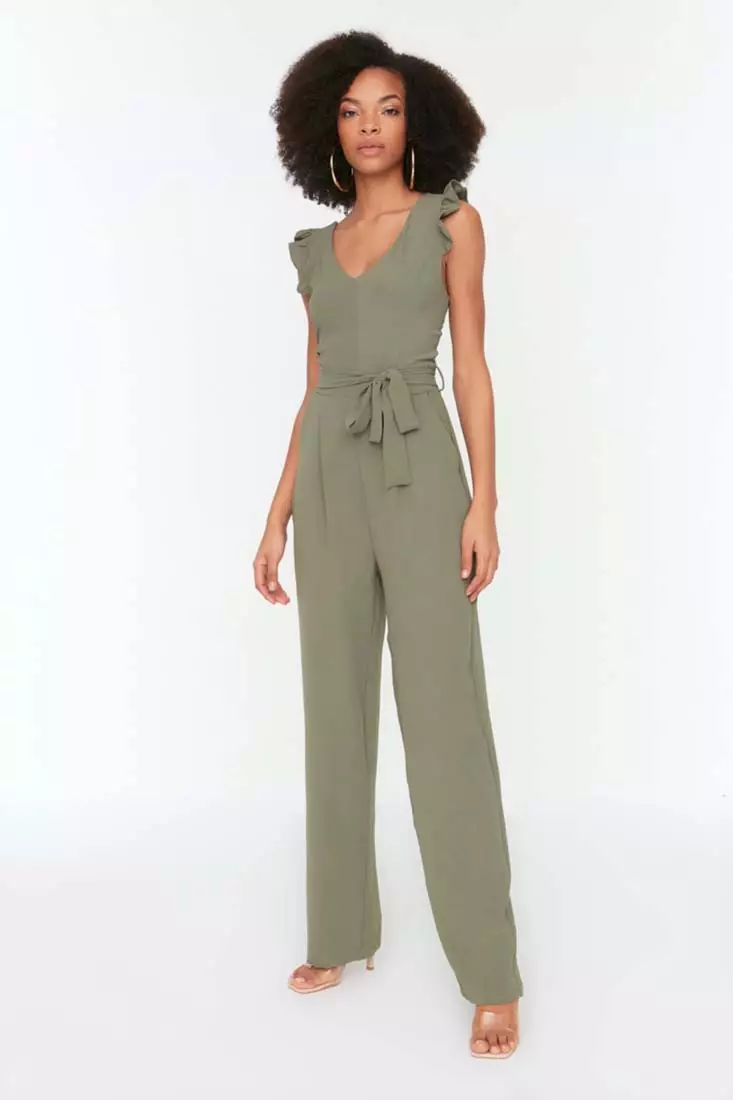 Cos belted jumpsuit cheap