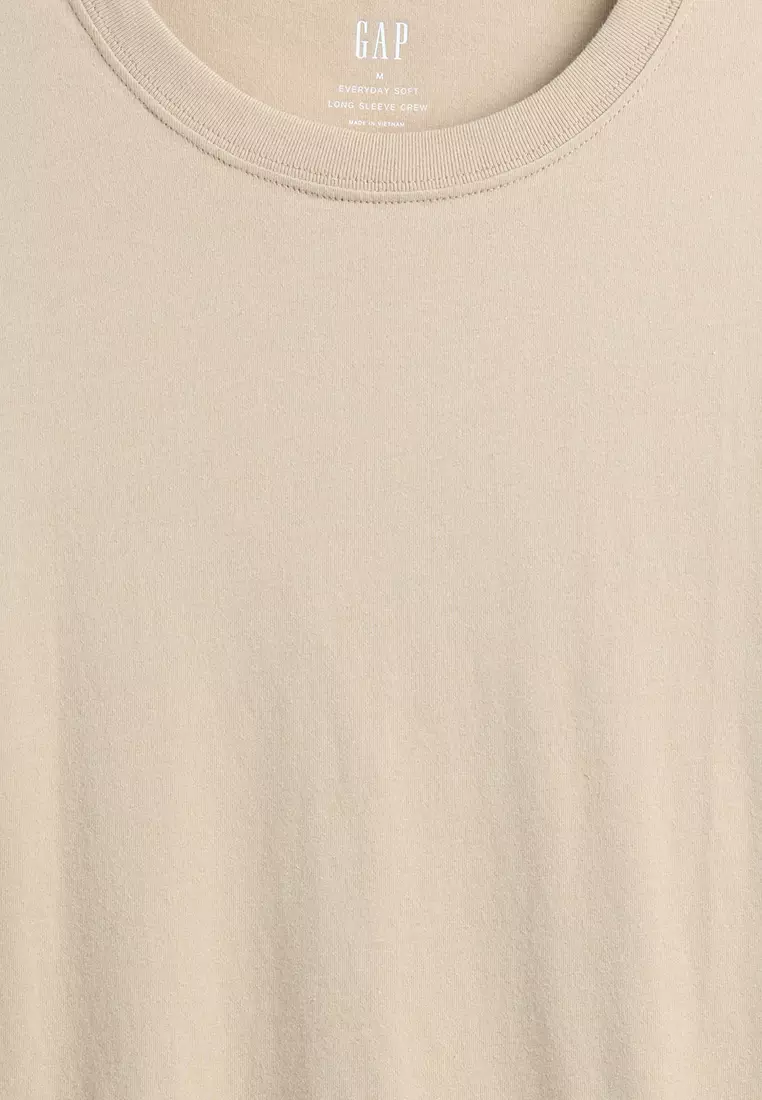 Long Sleeves Everyday Soft Crew Neck T-Shirt