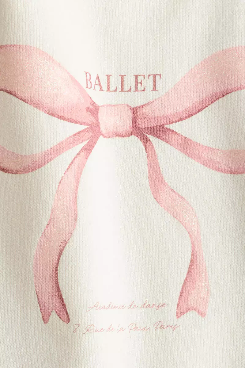 Tulle-skirt sweatshirt dress