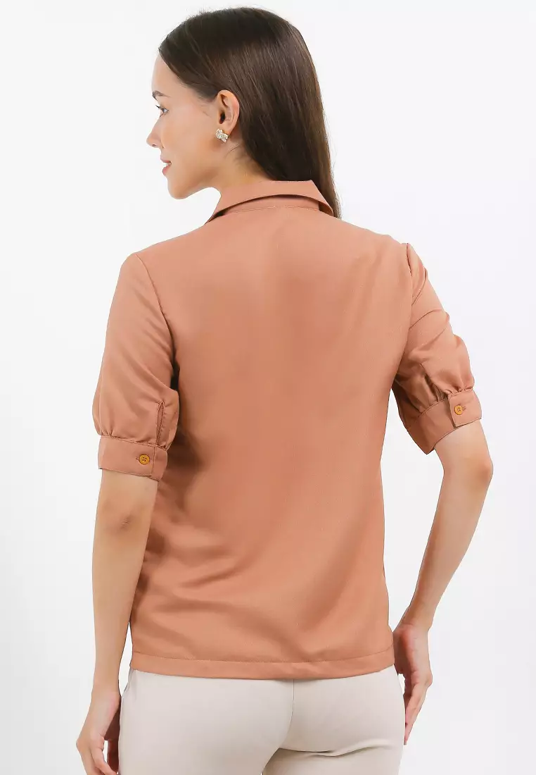 Old School Short Sleeve Blouse