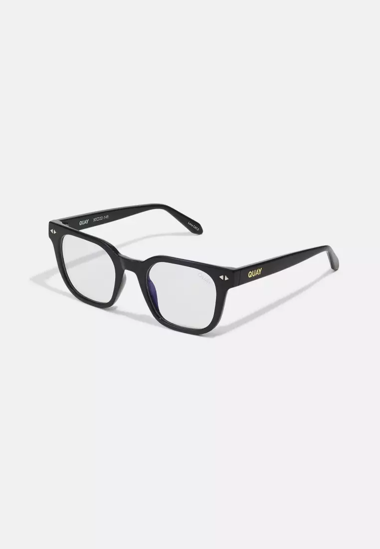 Page Turner Blue Light Glasses - Black/Clear