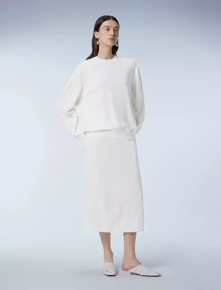   Long Sleeve Pullover Knit Sweater