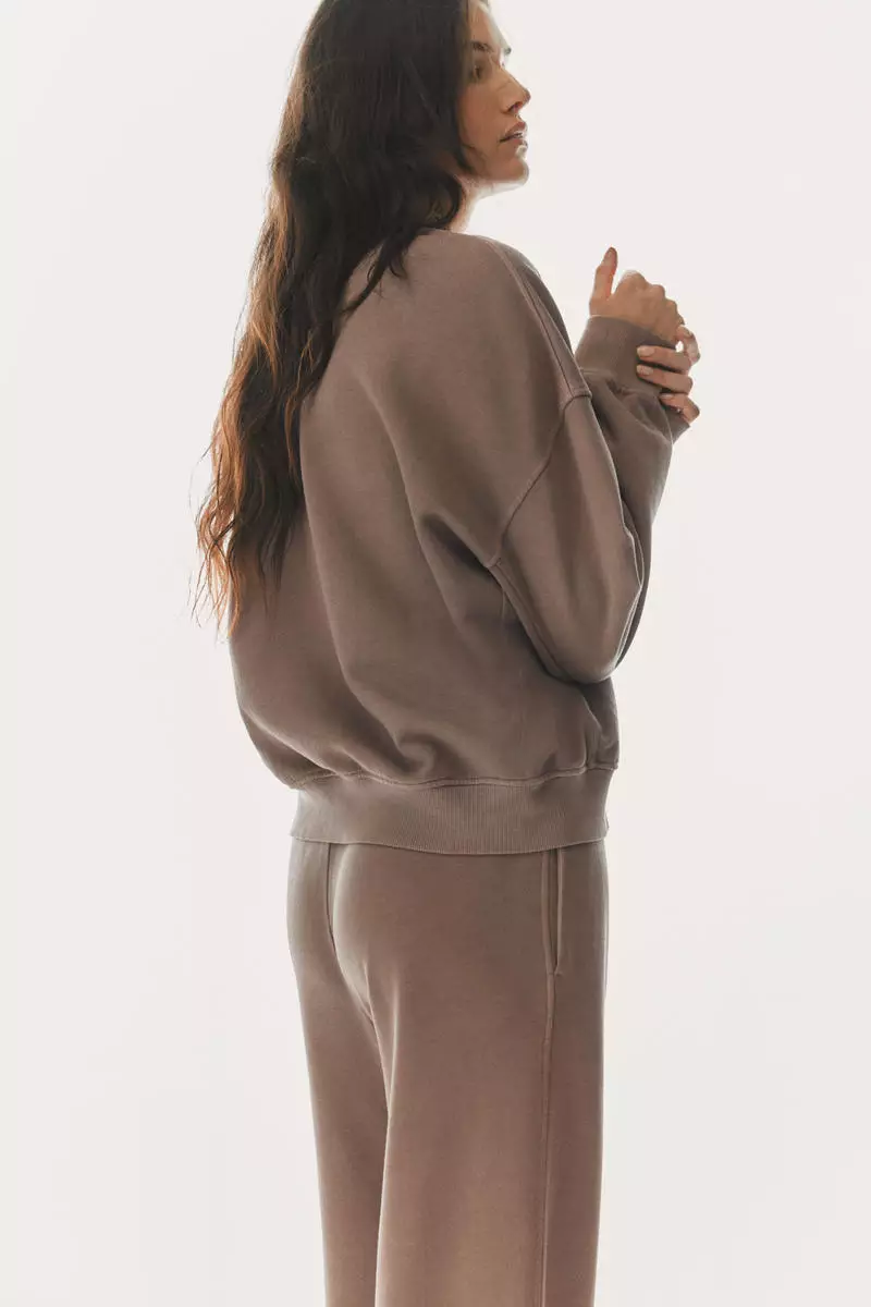 Washed-look sweatpants