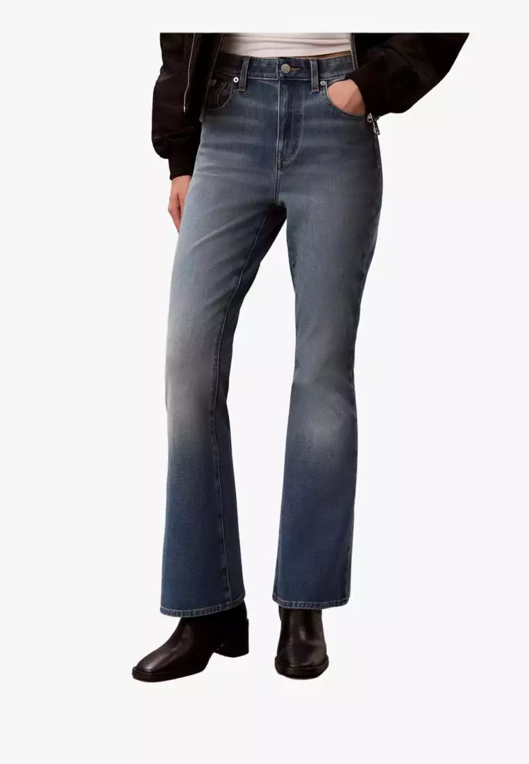 Jual Calvin Klein Calvin Klein - High Rise Flared 37.5 Jeans Original ...