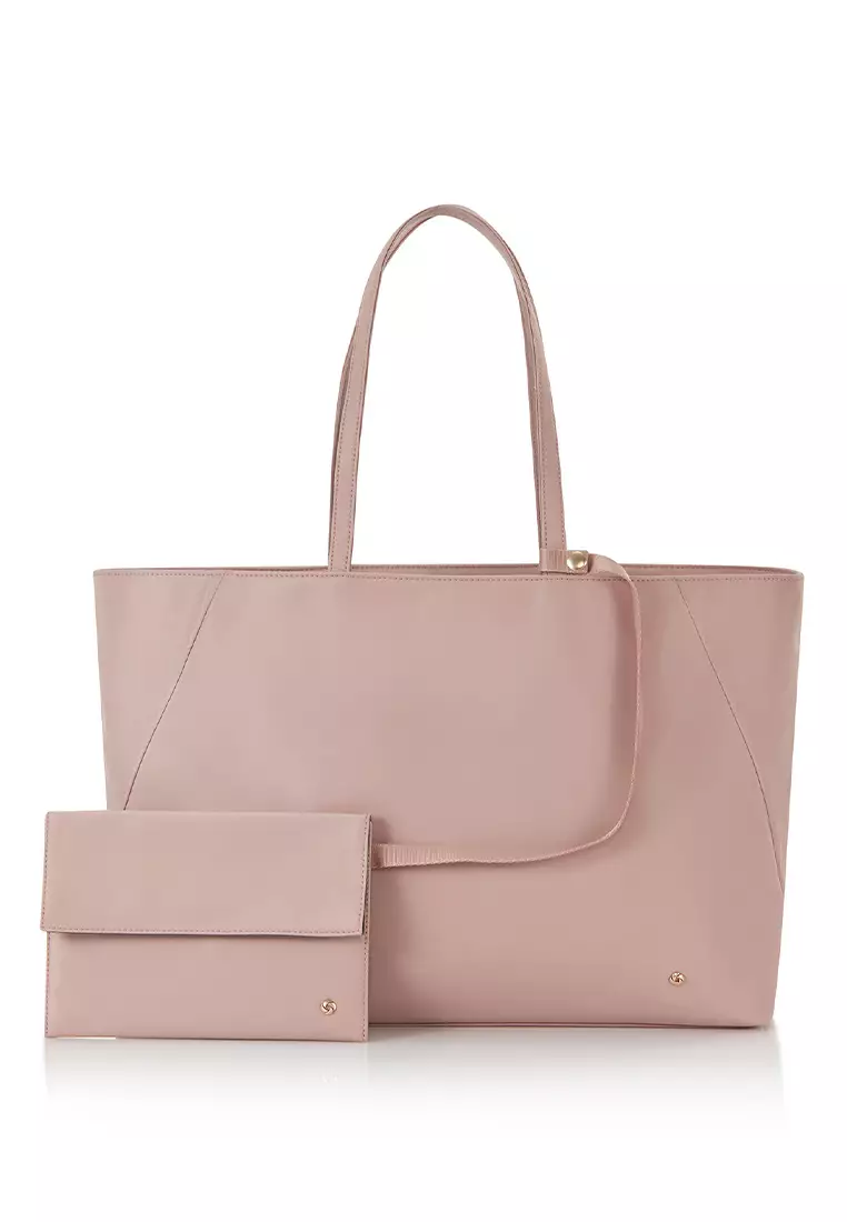 VALERIE TOTE + 14.1" LAPTOP SLV - ROSEQUARTZ