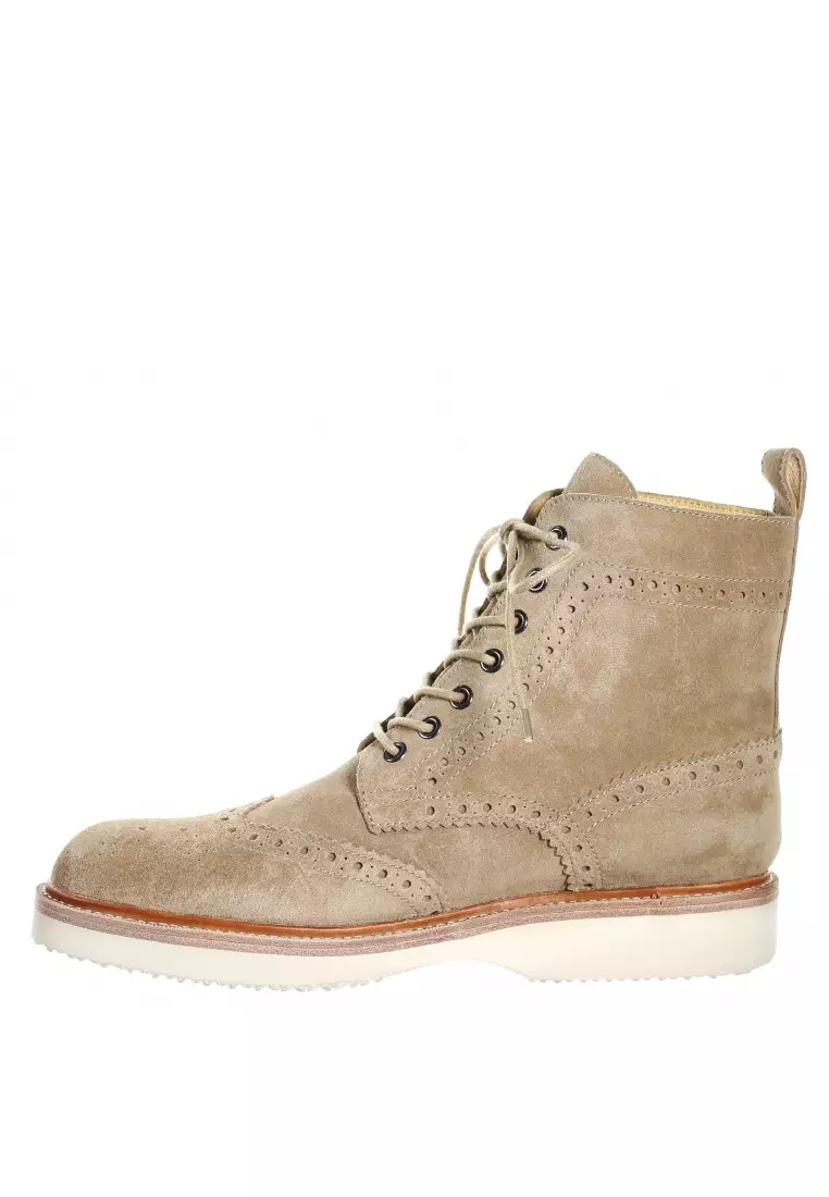 Mens beige new arrivals suede boots