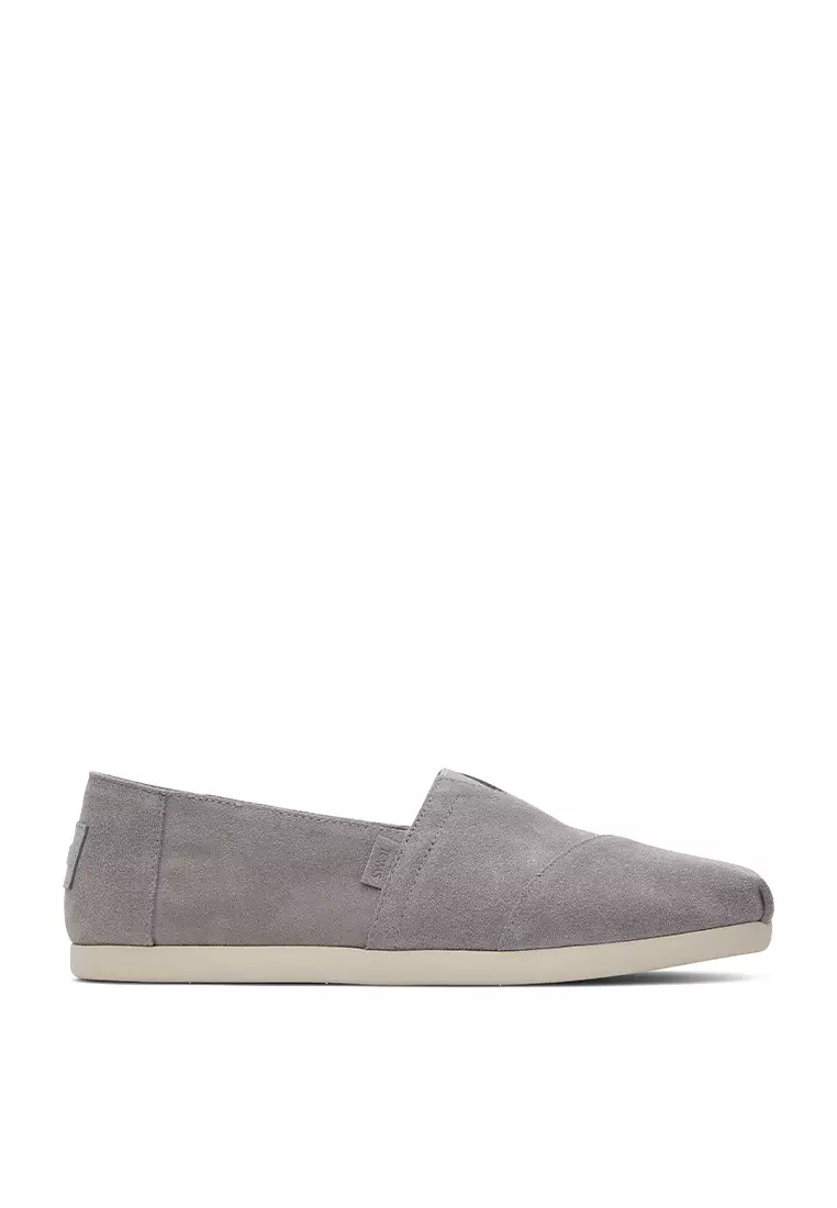 Discount on TOMS  shoes - SKU: Toms Alpargata Espadrille Men - Ultimate Grey Distressed Suede