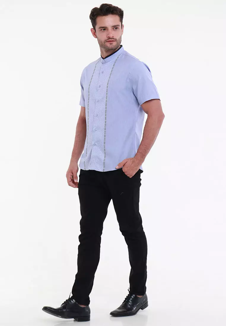 MAGINOT BILALBLUE Koko Slim Fit Lengan Pendek