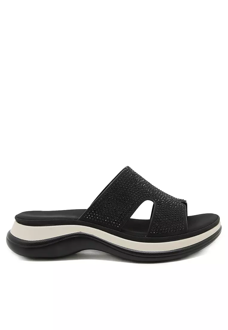 Discount on Twenty Eight Shoes  shoes - SKU: 4CM Rhinestone Strap Lightweight Slippers ALM4003-3