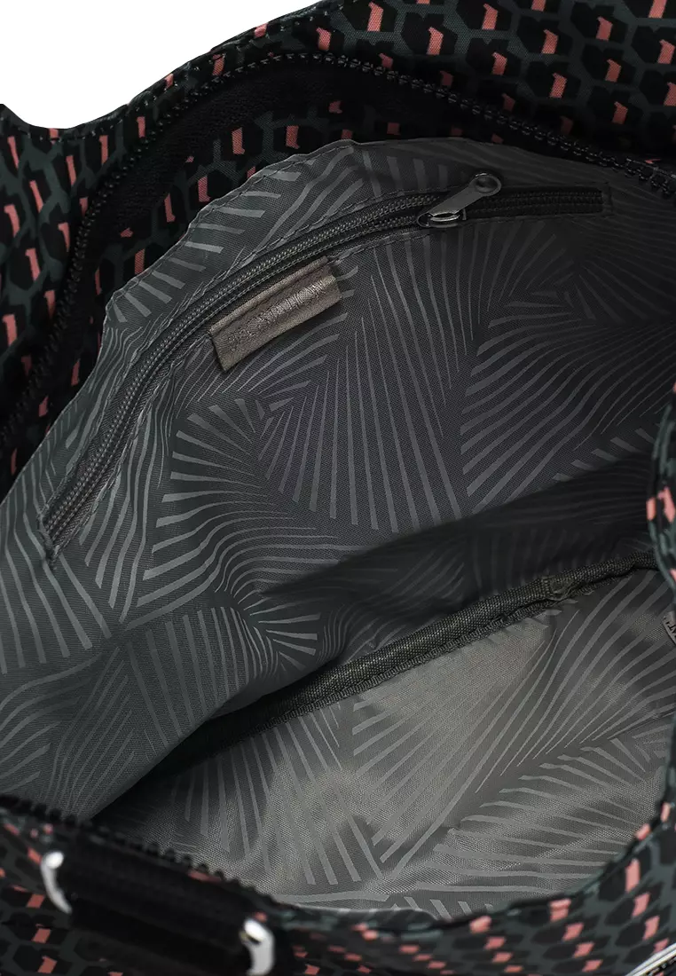 Printed Nylon Shoulder Bag