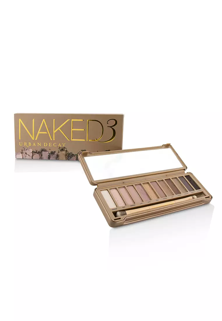 Discount on Urban Decay  shoes - SKU: Urban Decay - Naked 3 Eyeshadow Palette: 12x Eyeshadow, 1x Doubled Ended Shadow/Blending Brush