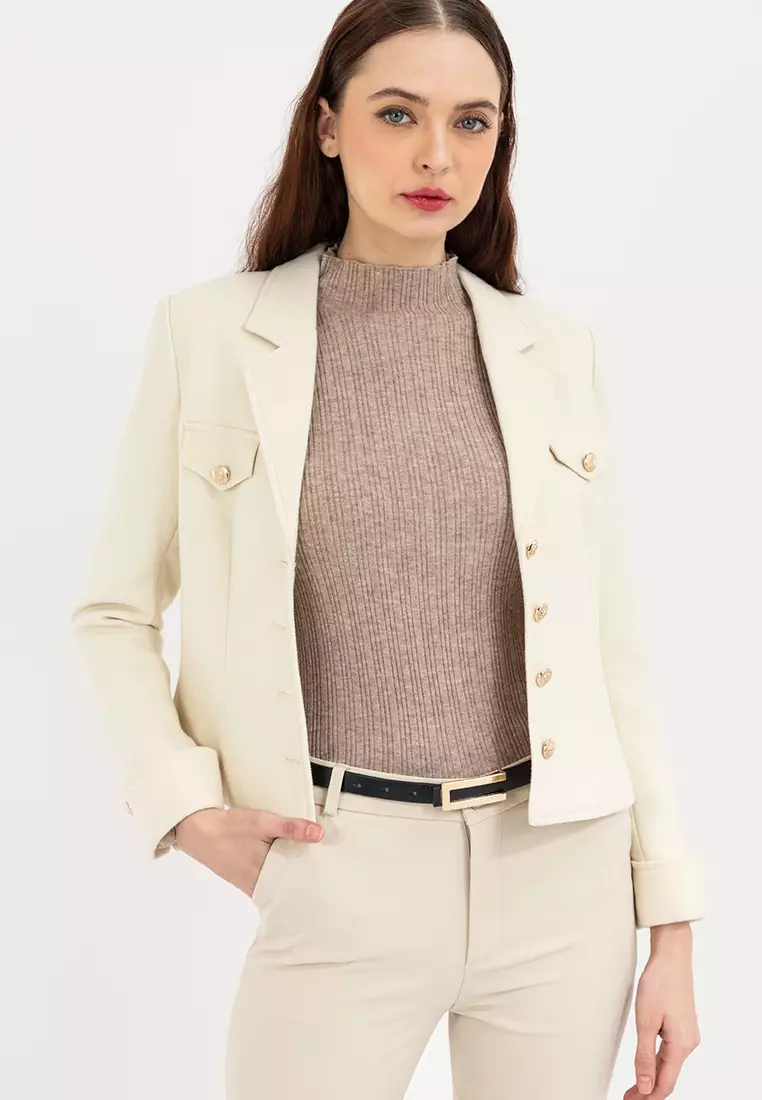 Timeless Woolen Blazer Jacket