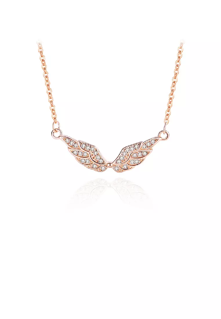 Gold angel on sale wing locket