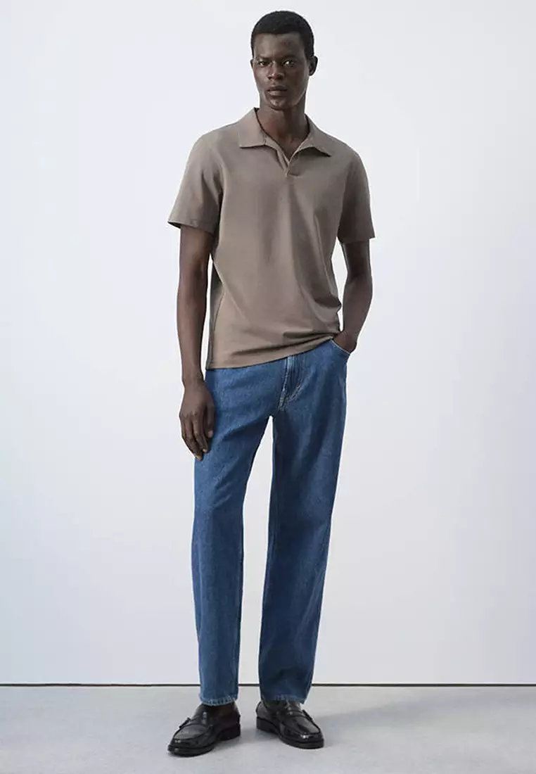 Slim Fit Piqué Polo Shirt