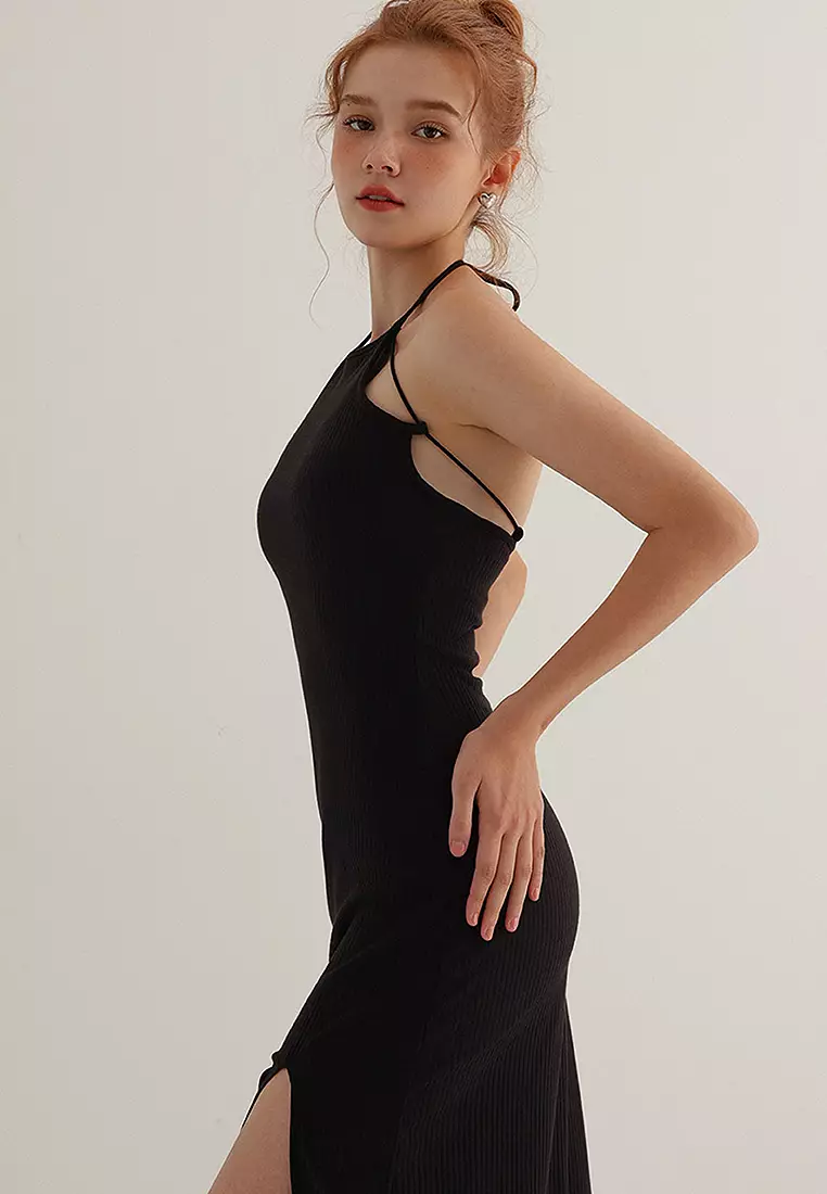 Halter Neck Maxi Dress