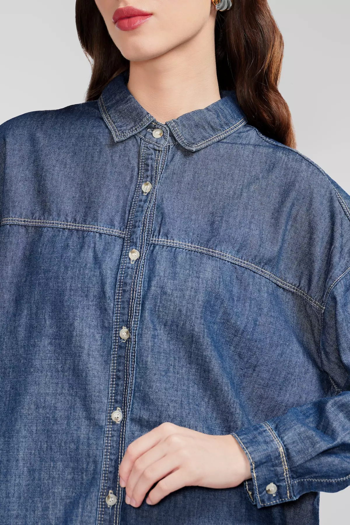Benang Jarum - Odora Denim Shirt - Navy