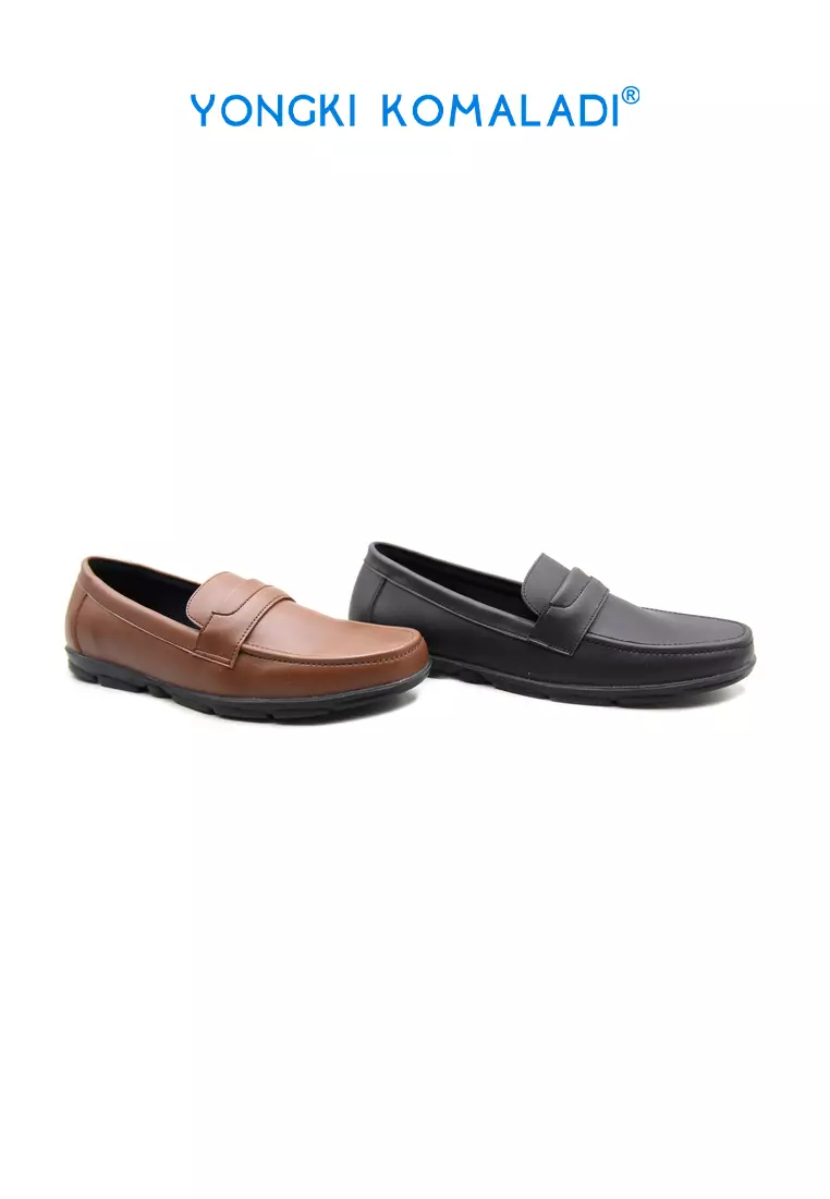 [ ORIGINAL ] YONGKI KOMALADI MOCCASIN OL-EHR-16-22 HITAM