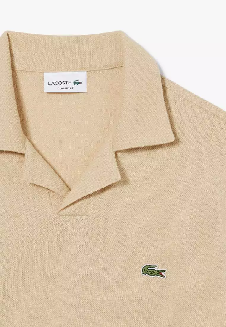 Classic Fit Cotton-Linen Polo Shirt