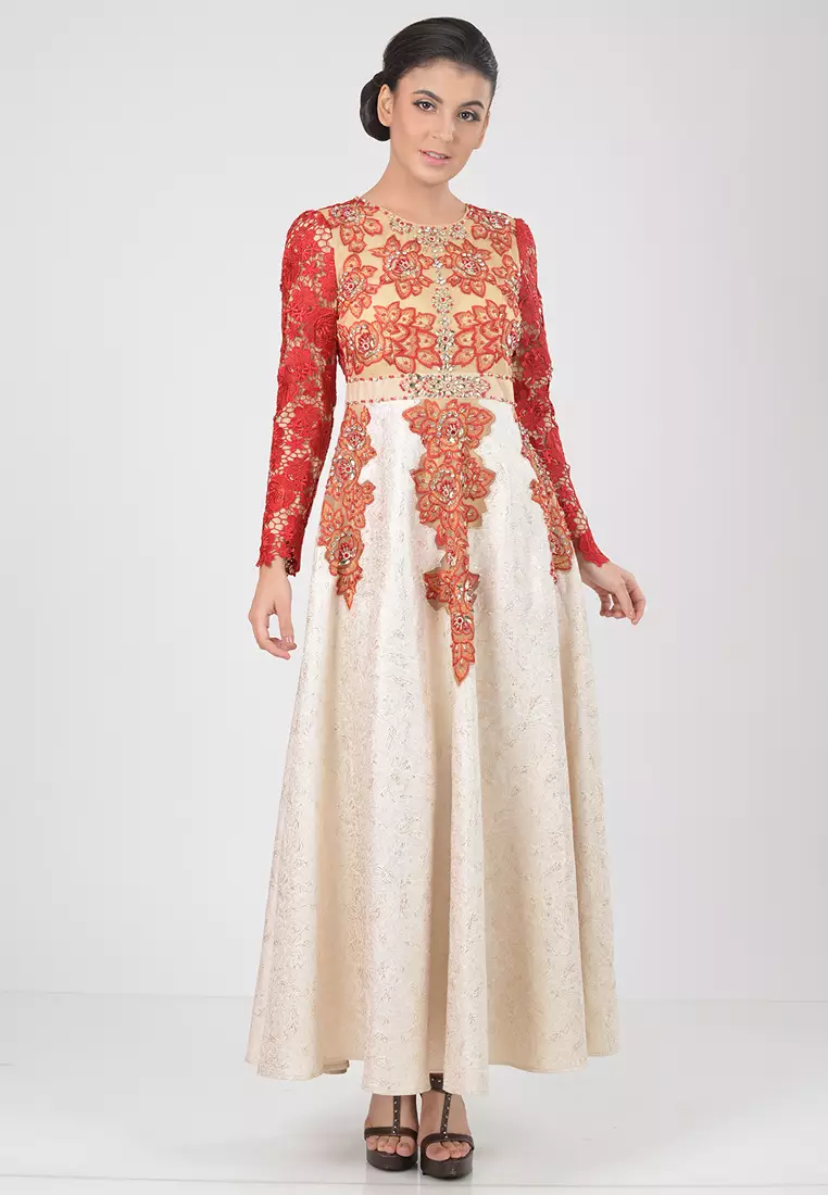 Bibiq Gamis Jacquard Brokat