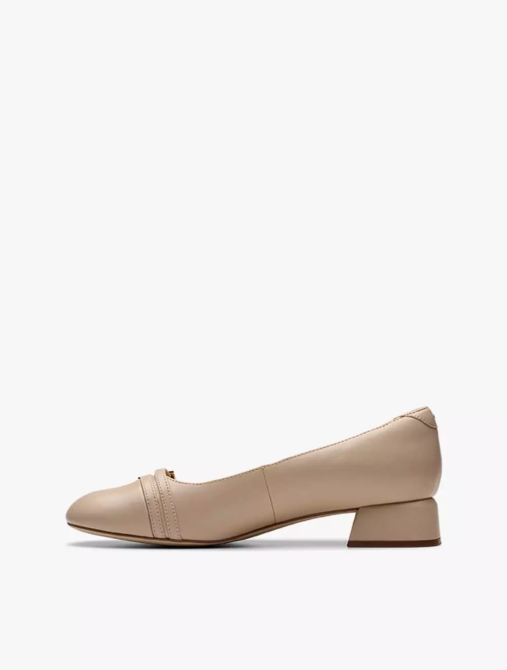 Clarks Daiss30 Court Sand Leather