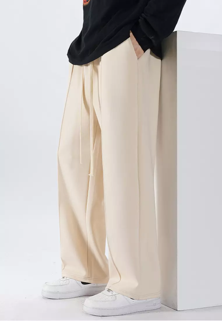 Pleated Straight Casual Pants AC-X115