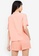 ZALORA BASICS pink Lounge Batwing Sleeve Shirt 3D77EAA45DC90CGS_2