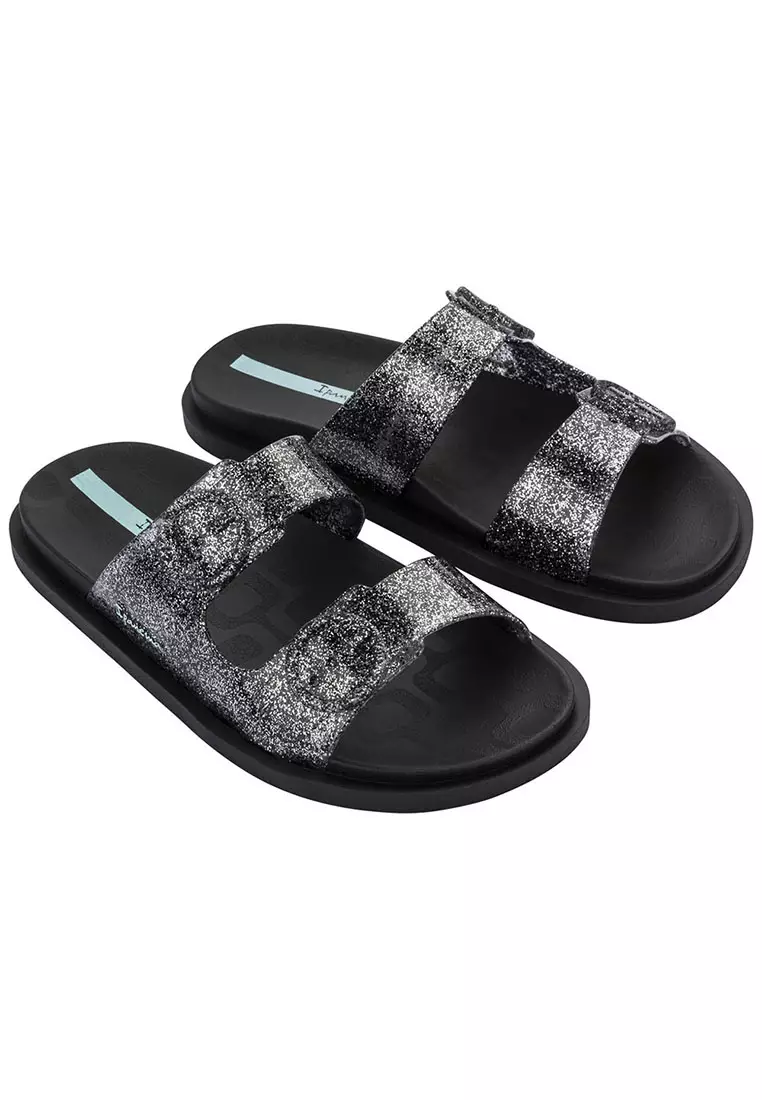Glitter clearance slides womens
