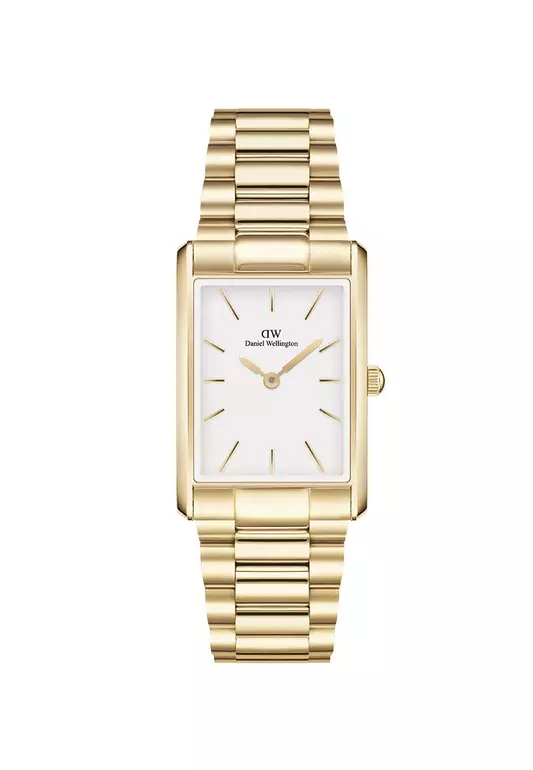 Bound 35x24mm 3-link Gold - White Dial - Fashion Watch for men - Stainless Steel Strap Watch Dial - Fashion Watch - DW Official - Authentic