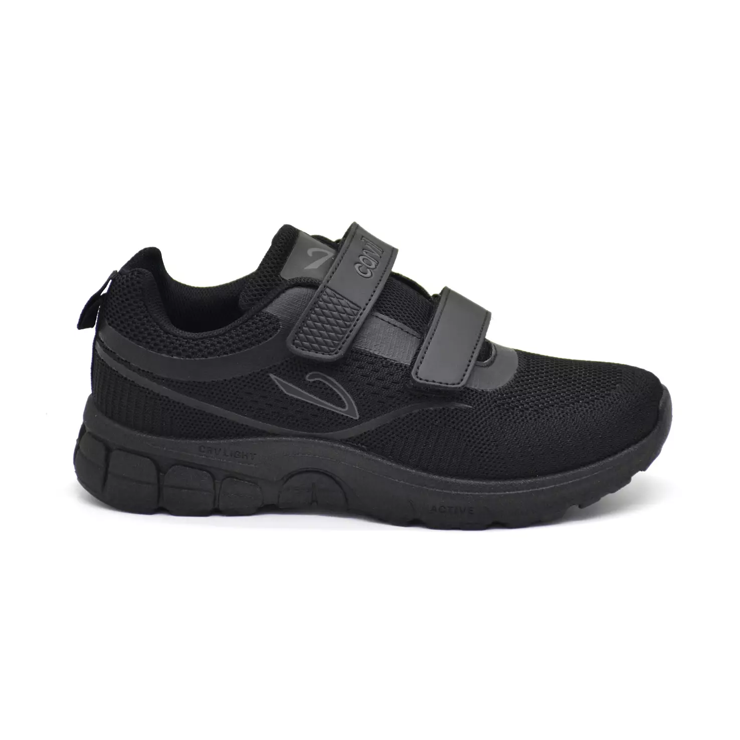 Carvil Sepatu Sekolah Anak Breckan-01 LC Black/ Black