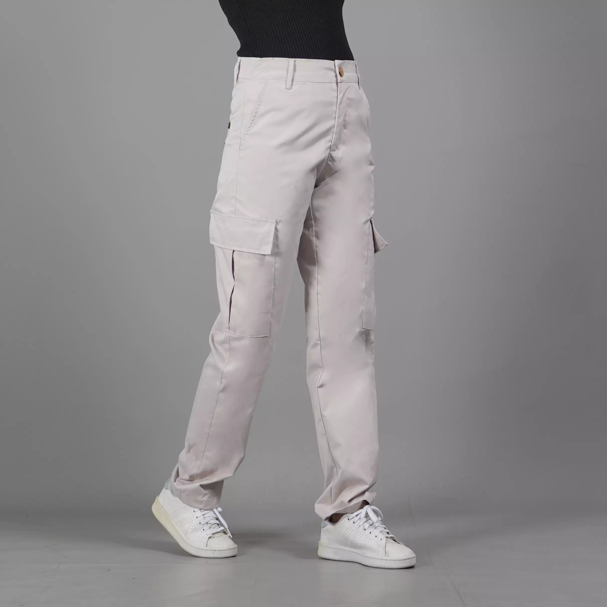  RAYSA Cargo Pants Wanita Celana Panjang Cargo Wanita Celana Wanita Cargo - Krem
