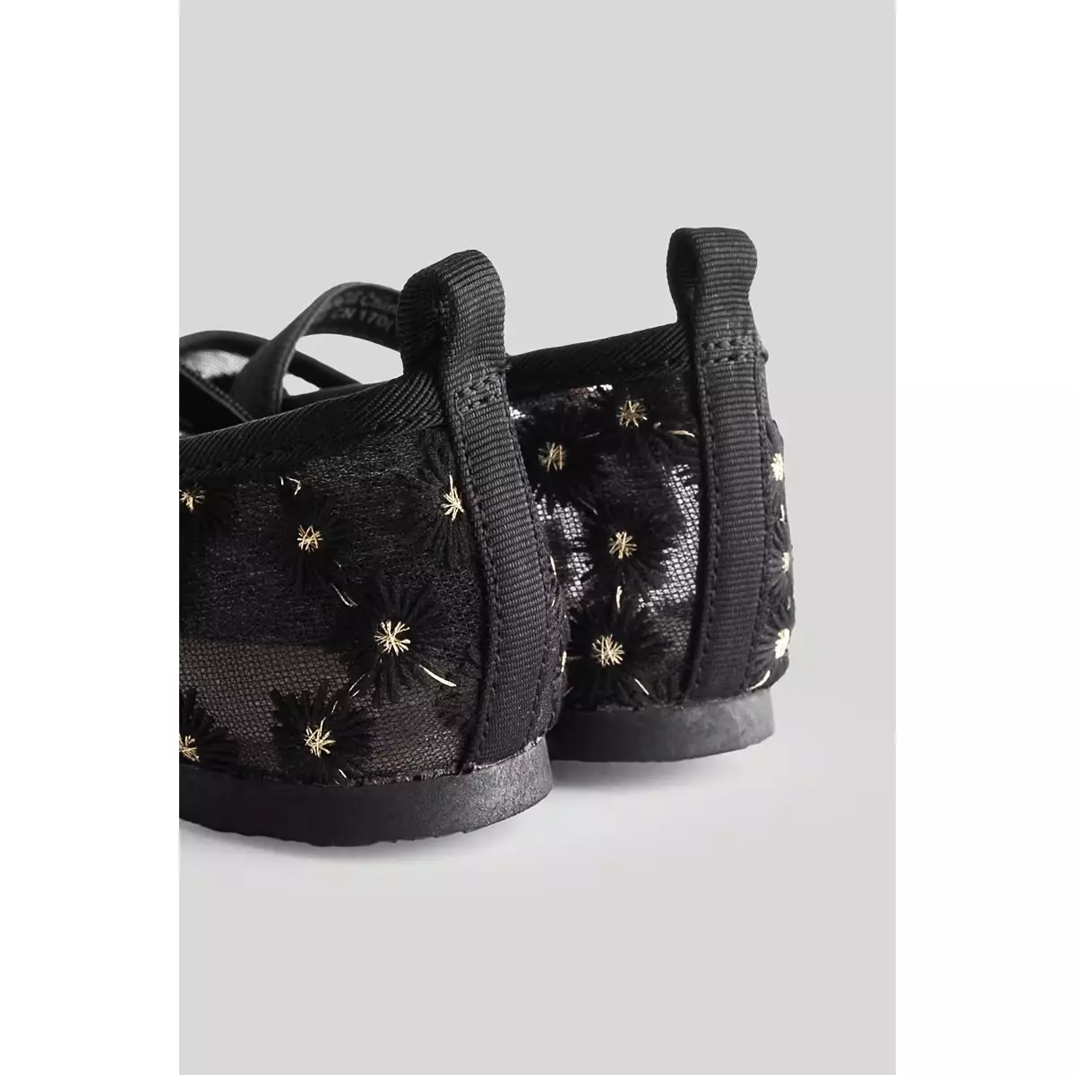 Mothercare Daisy Mesh Ballerina Shoes - Sepatu Anak Perempuan (Hitam)
