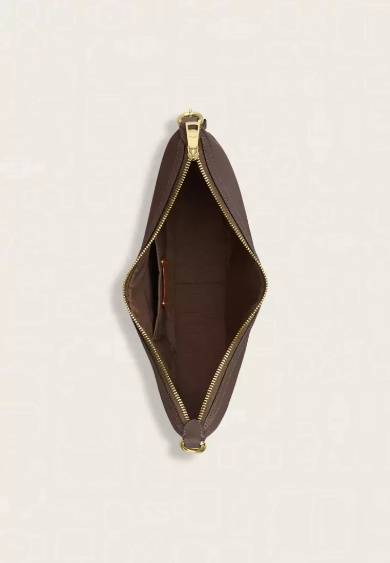 Coach Aria Shoulder Bag Dark Stone