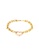 TOMEI TOMEI Italy Heart Bracelet, Yellow Gold 916 (X4STB14525-2C) (9.35g) 8AE49AC5A14656GS_2