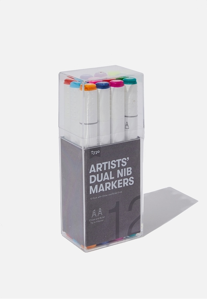 Buy Typo Artists Dual Nib Marker 12Pk 2023 Online ZALORA Singapore