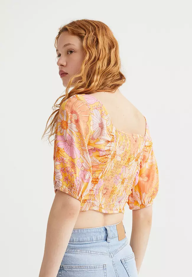 H&m online drawstring blouse
