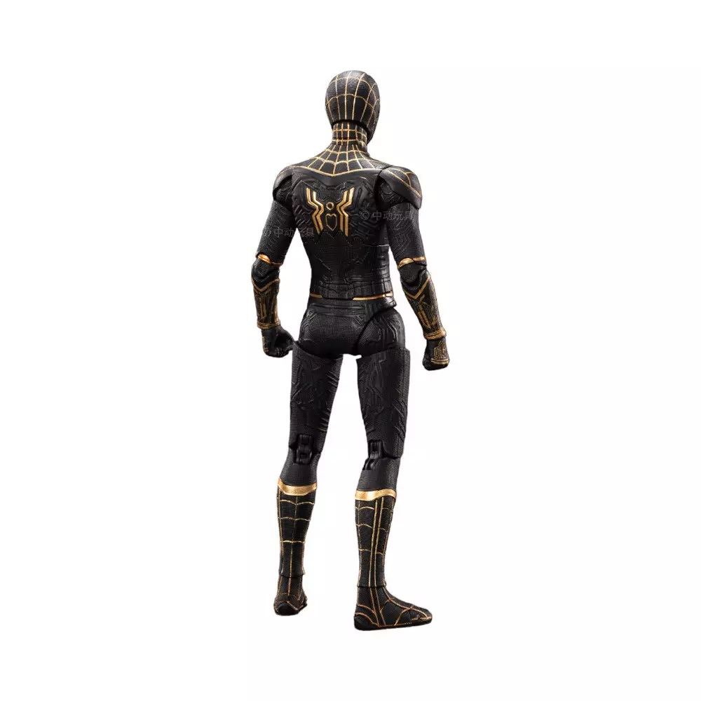 ZD 7 INCI INFINITE ACTION FIGURE X SPIDERMAN BLACK GOLD NO WAY HOME