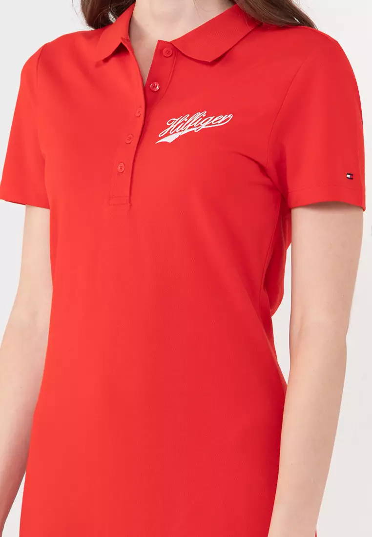 tommy hilfiger slim polo dress