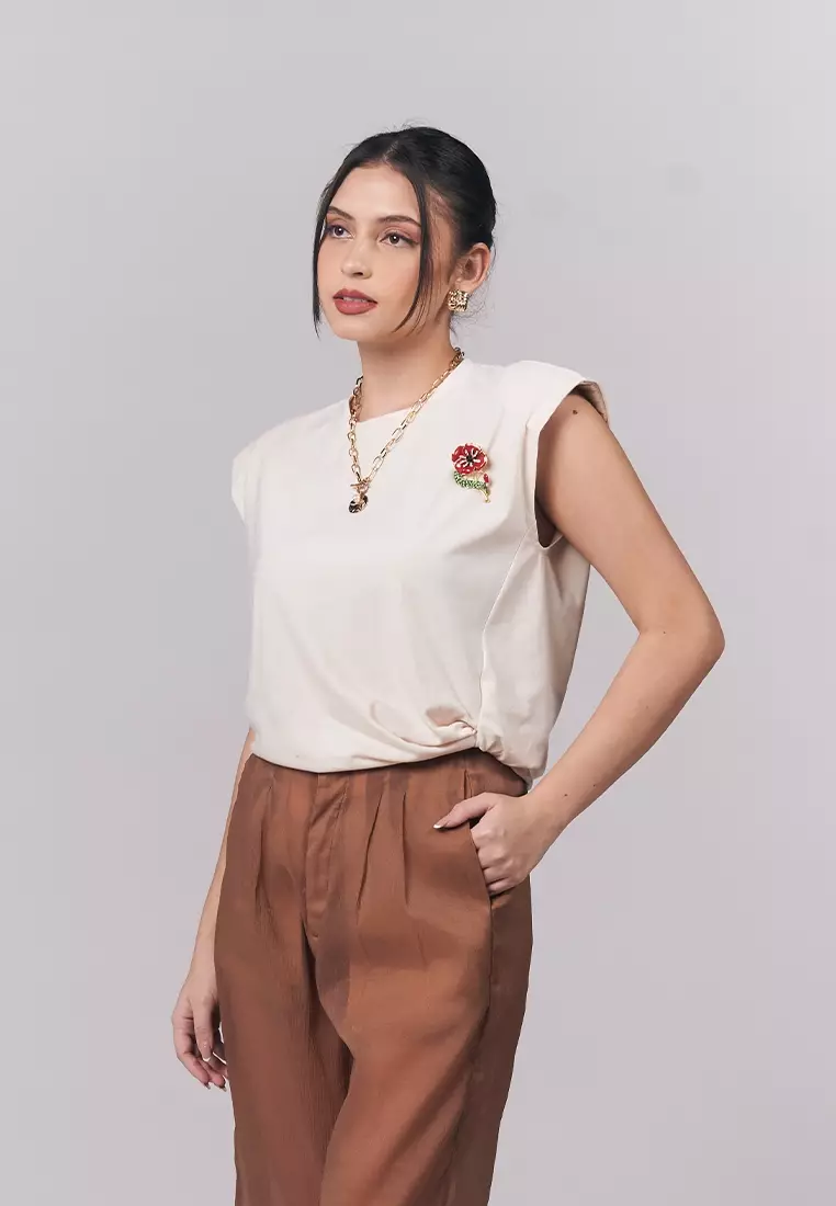 Jazzy Sleeveless Top