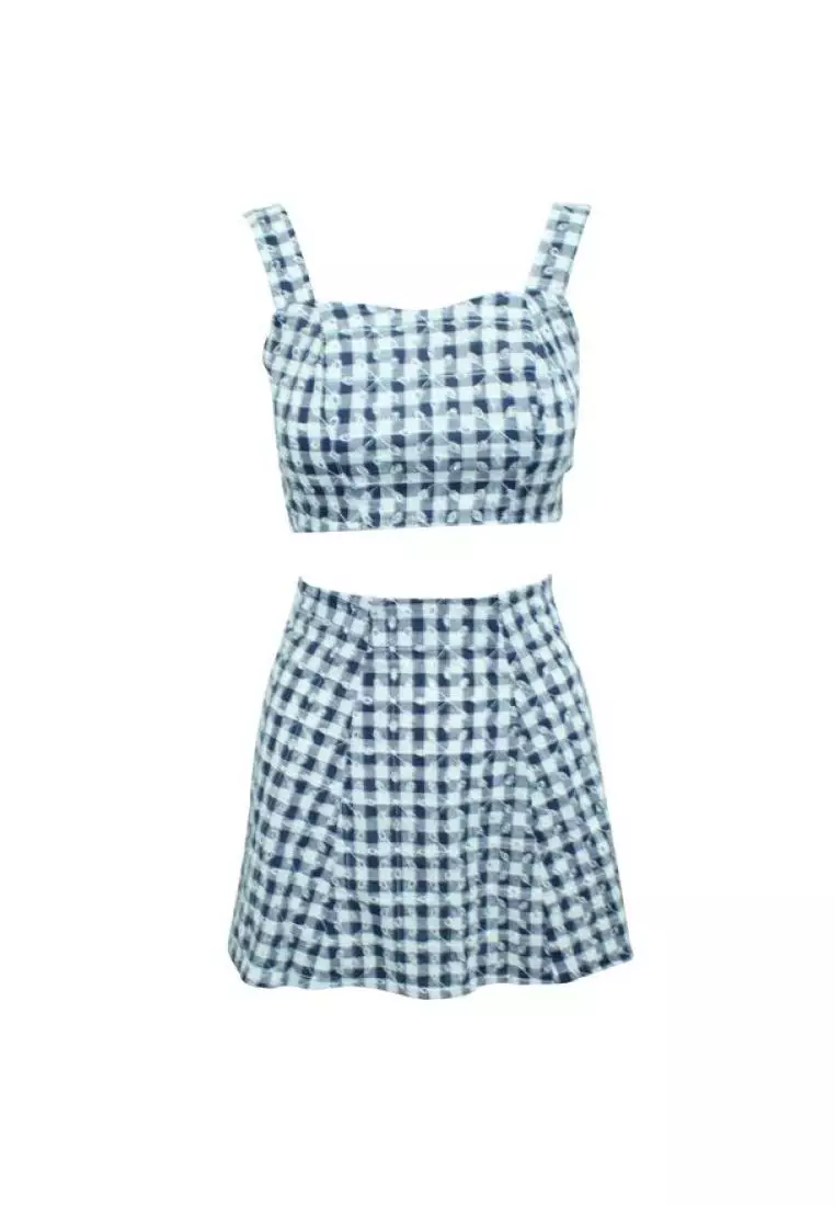 Reformation gingham hotsell