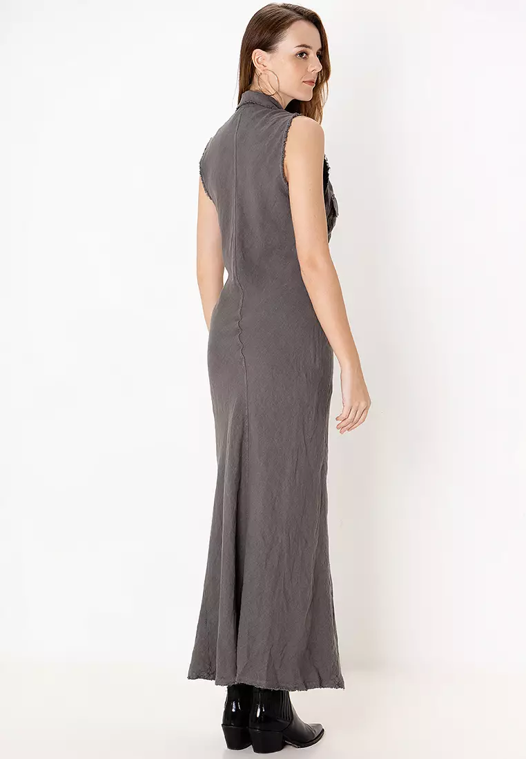 ZARA Sleeveless Shirt Dress 2025 | Buy ZARA Online | ZALORA