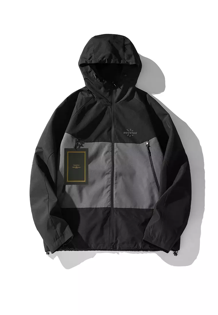 Contrast Stitched Windbreaker RA K3688