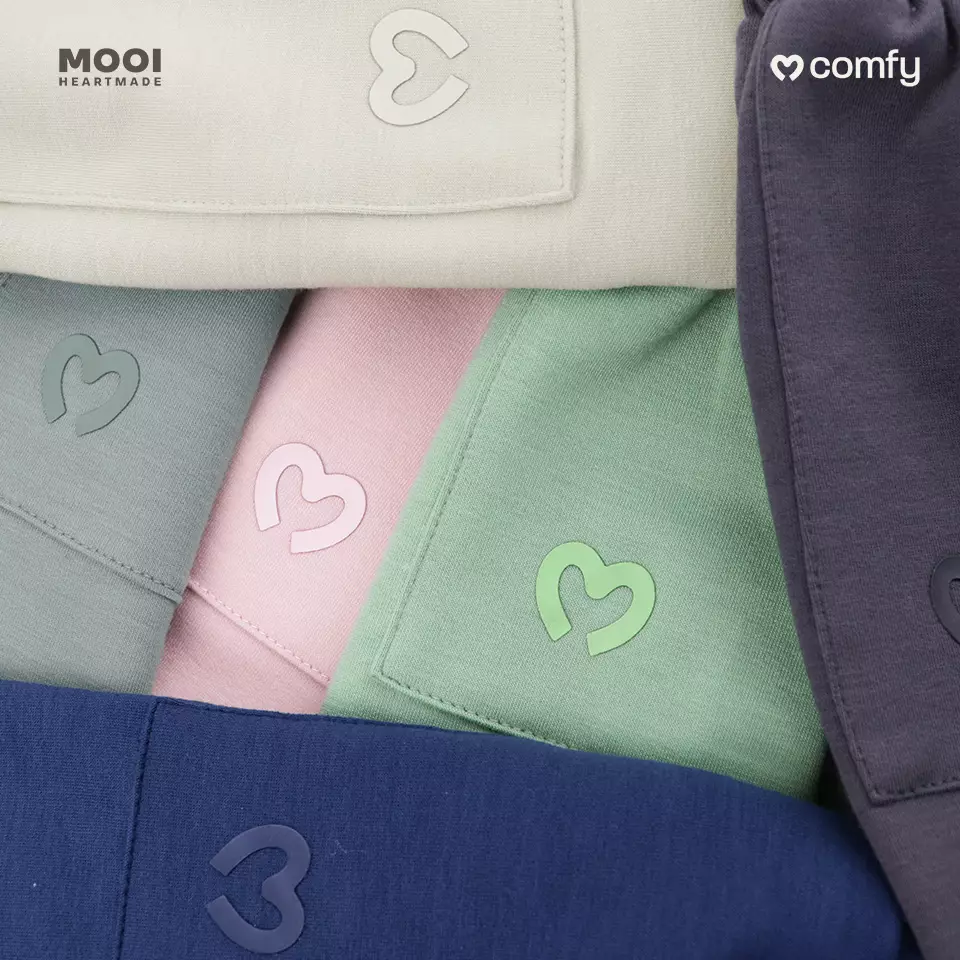 Mooi Celana Pendek Anak Comfy Short Pants Kids - Sage Green