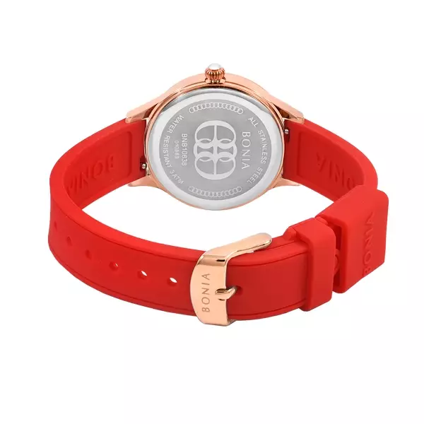 Jam Tangan Wanita Bonia Elegance White Dial Analog B10838-2562 Original
