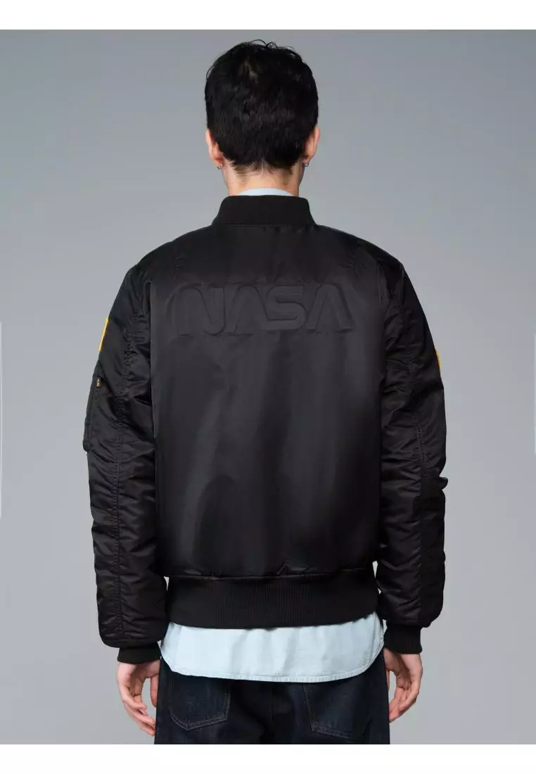 ALPHA INDUSTRIES NASA MA-1 フライトジャケット L Buy Alpha Industries Inc MA-1 Relaxed Fit Flight Jacket (NASA