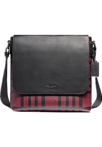 Buy Coach Coach F11186 Charles Small Messenger Bag With Wild Plaid