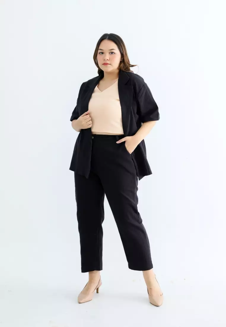 Plus Size Pants Lorraine Black
