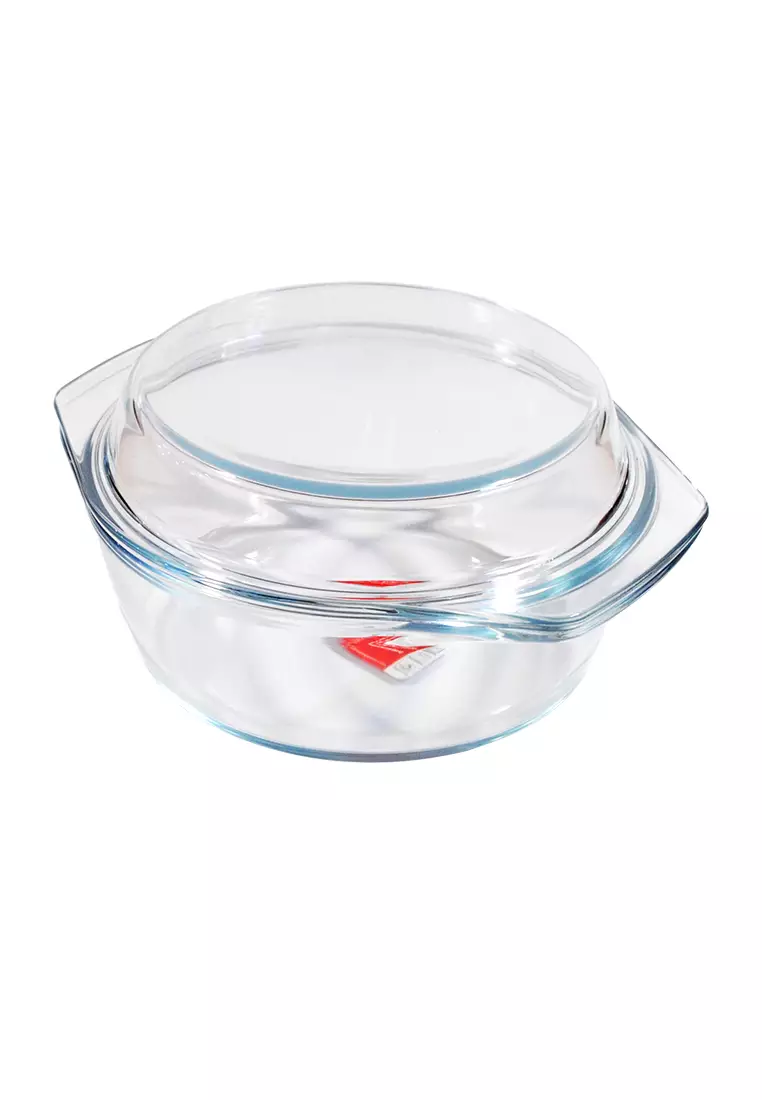 Buy Slique Premium Borosilicate Oval Glass Baking Dish Microwave & Oven