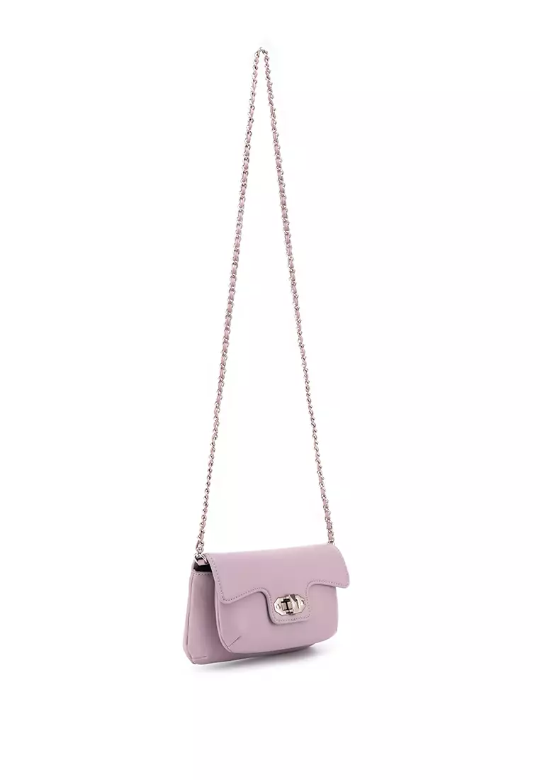 BUCKLED LOCK CROSSBODY BAG