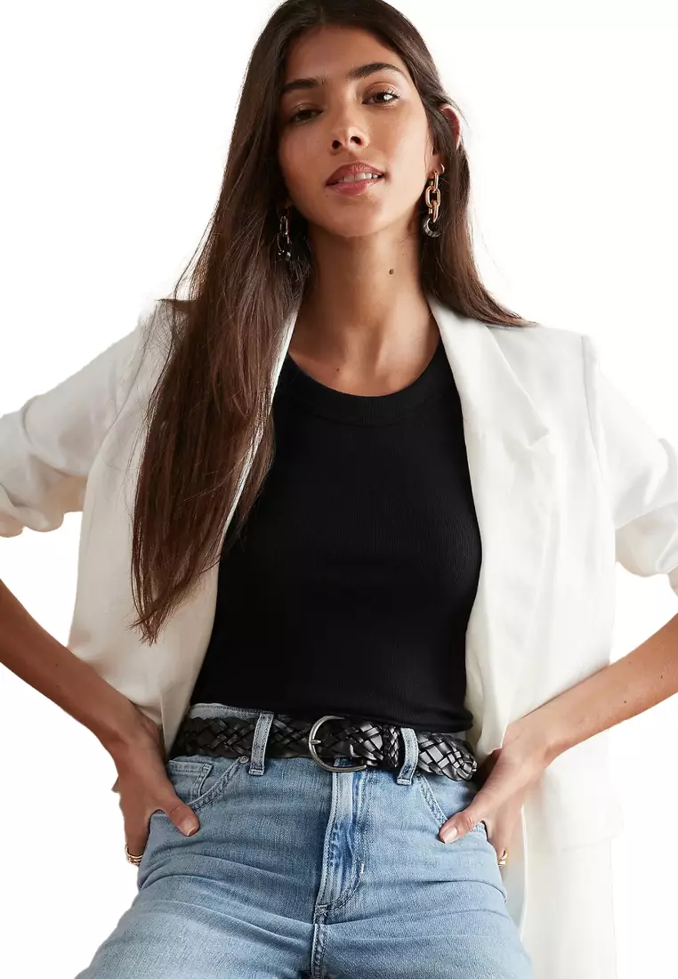 Buy Banana Republic Fitted Ribbed Tank 2023 Online ZALORA Philippines